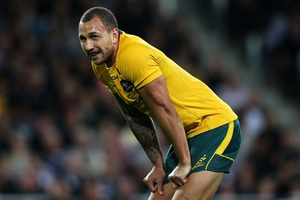 Quade Cooper says he has learned to handle booing from New Zealand crowds. Photo / Getty Images