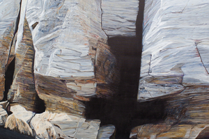 Andrew Craig artwork Rift is being displayed at the Orexart Gallery in Auckland.