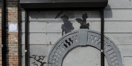 Cara Tabachnick, whose family owns the building, said the goal is to preserve the artwork "so it can be viewed and enjoyed." Photo / AP