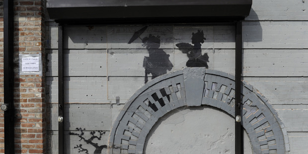 Cara Tabachnick, whose family owns the building, said the goal is to preserve the artwork "so it can be viewed and enjoyed." Photo / AP