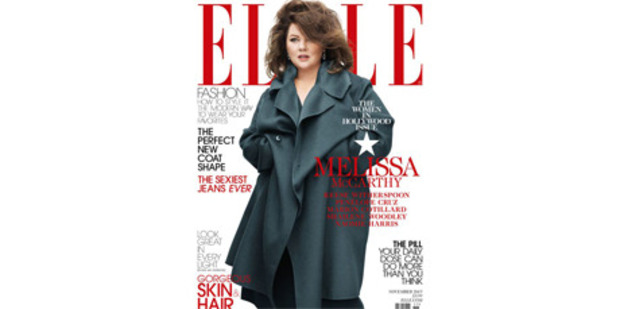 Melissa McCathy on the cover of Elle. Photo / Elle Magazine