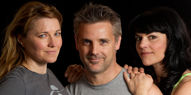 Lucy Lawless, Shane Cortese and Amanda Billing star in the Auckland Theatre Company's production of Chicago. Photo / Richard Robinson
