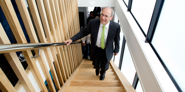Len Brown denied abusing his position of power to provide a reference for Ms Chuang for a job at the council-run art gallery "very early in the relationship". Photo / Richard Robinson