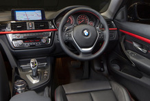 The interior of the BMW 4 Series 428i.