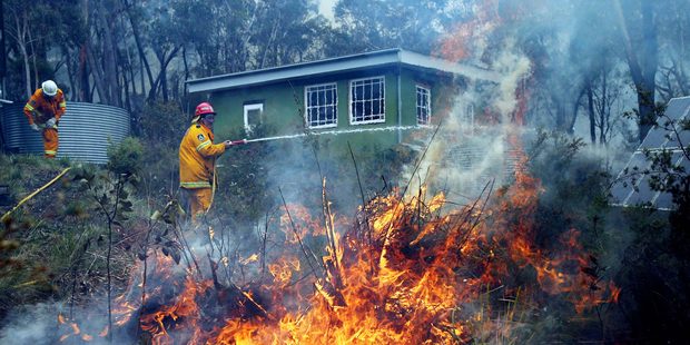 We can no longer see severe fires as one-offs that occur every few decades. Photo / Daily Telegraph