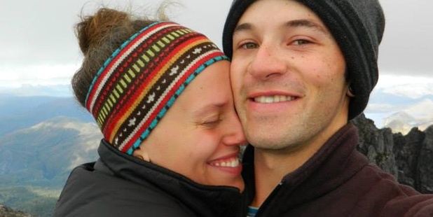 Rutger Hale and his Alaskan girlfriend, Danielle.