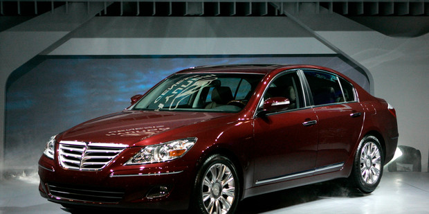 This Jan. 13, 2008, file photo, shows the 2009 Hyundai Genesis at the North American International Auto Show in Detroit. Photo / AP