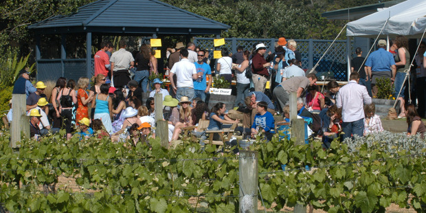 The Gisborne Food and Wine Festival is one of many food festivals held over the summer season.