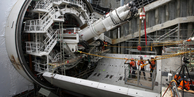Big projects such as the Waterview Connection are providing job opportunities. Photo / Natalie Slade