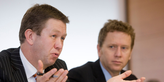 Labour's David Cunliffe with Green's Russell Norman. Photo / APN