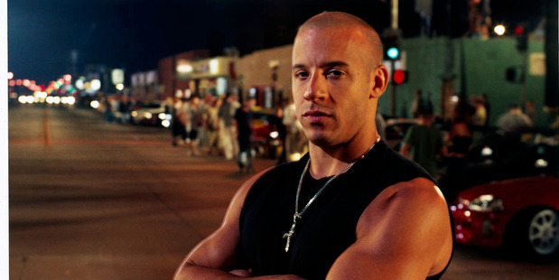 Vin Diesel's hairless head is his trademark.