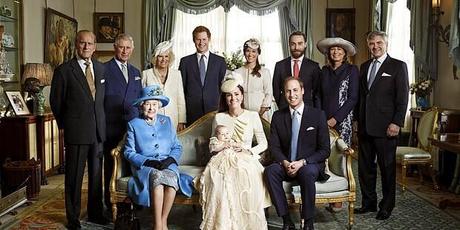 The families of Kate Middleton and Prince William come together following the christening of their son, Prince George.Photo / Jason Bell