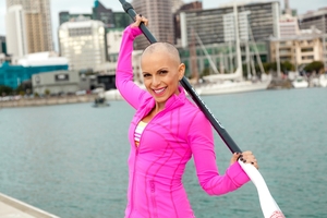 Karin Horen will be all dressed in pink with her teammates for the relay next Saturday.