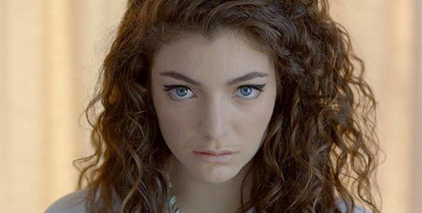 Lorde in a still from the video for Royals.