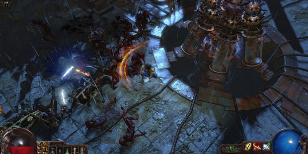 A screen shot from Grinding Gear Games' popular online role playing hit Path of Exile.