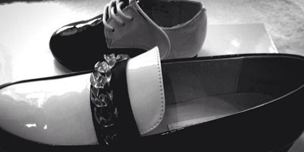 Beyonce snapped her new Kathryn Wilson loafers and matching pair for Blue Ivy.Photo / Instagram