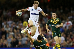Hot-stepping England fullback Sam Tomkins looks set to spark the Warriors in the NRL. Photo / AP