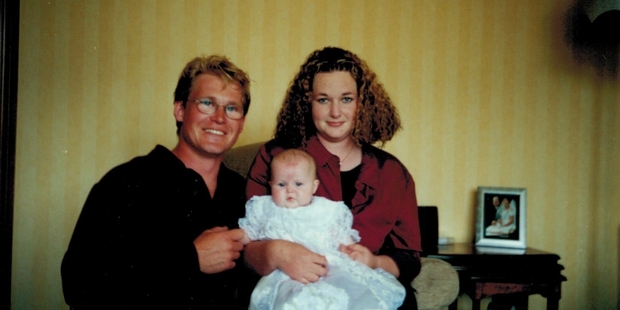 Jason Gibson with Sonia and Holly.