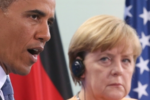 US President Barack Obama has assured German Chancellor Angela Merkel that her phone is no longer being monitored by the National Security Agency. Photo / AP
