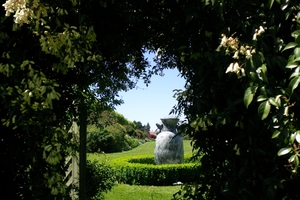 The Mitchells' Umutaoroa garden.