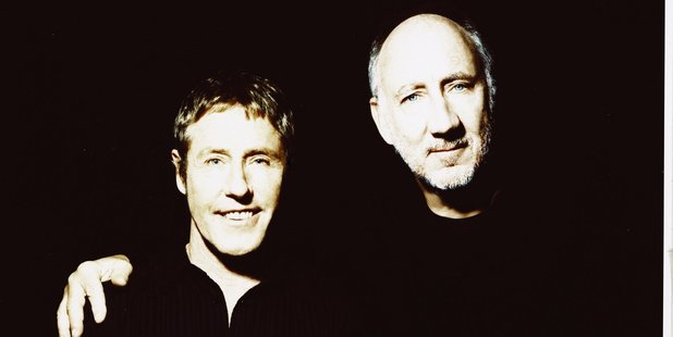 Roger Daltrey and Pete Townsend from the Who.