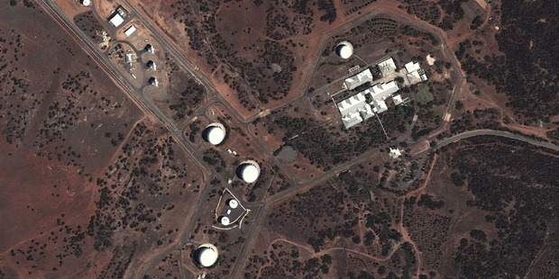 Defence Communications Ground Station at Kojarena is part of the Australian Defence Force spy network. Photo / Google Earth
