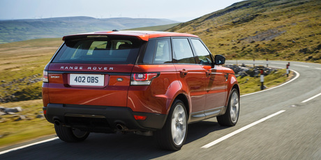 The Range Rover Sport supercharged V8 petrol.