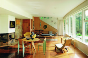 The Donner house in Titirangi, designed by Tibor Donner in 1947, features in the new book Modern. Photo / Mark Smith