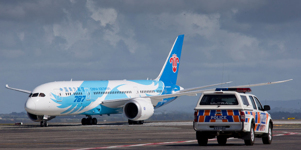 A second China Southern 787 will service the route three days a week over the peak summer season from December 4 to March 1. Photo / Greg Bowker