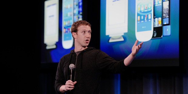 Mark Zuckerberg, chief executive of Facebook, speaks during an event in Menlo Park, California.