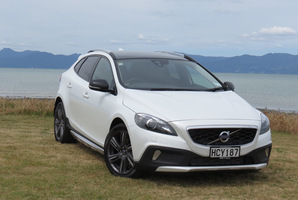 The Volvo V40 Cross Country T5 petrol has just been launched in New Zealand. It's 40mm highter than the V40 hatch.Photo / Liz Dobson