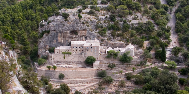 The Blaca Monastery on the island of Brac in Croatia. Photo / Jim Eagles
