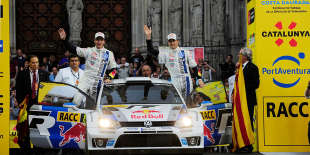 Sebastien Ogier, and co-driver Julien Ingrassia. Photo / AP