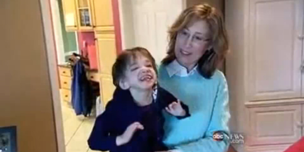Brooke Greenberg, seen here aged 16 years in a documentary screened by ABC Television in 2009 with her mother Melanie. Photo / supplied