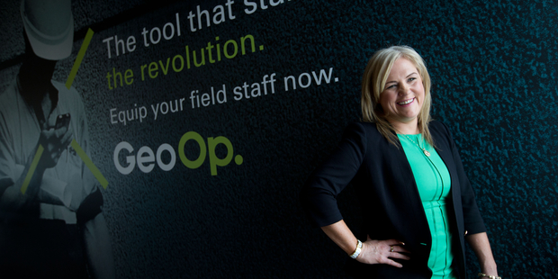Leanne Graham, chief executive of software company GeoOp. Photo / Richard Robinson