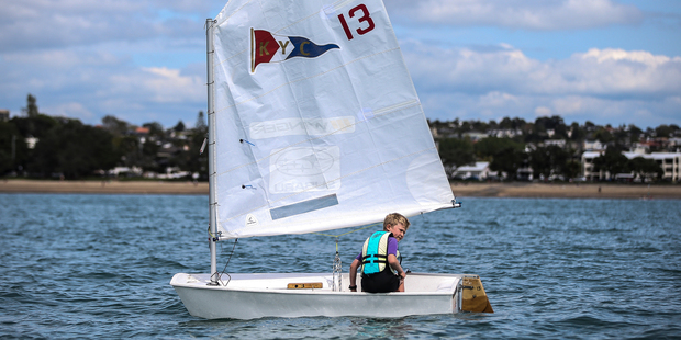 Zach Buckley sets sail at Kohimarama Yacht Club. Photo / Getty Images