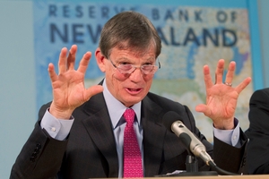 Reserve Bank Governor Graeme Wheeler left the OCR unchanged yesterday at 2.5 per cent. Photo / Mark Mitchell