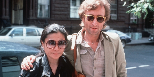 Yoko Ono and John Lennon. Photo / AP