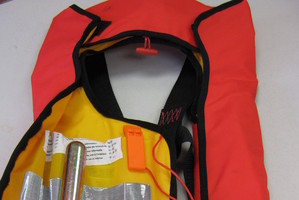 When out on the water always wear a lifejacket.