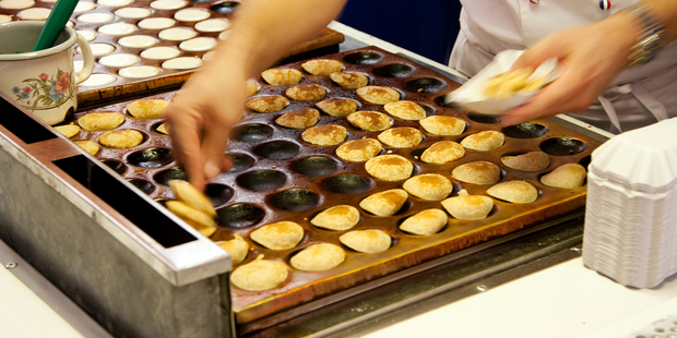 Poffertjes are perhaps the most famous dessert of all in The Netherlands. Photo / Thinkstock