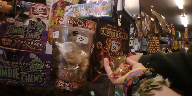 What they see ... images captured during a pilot project examining the effect of junk food advertising.