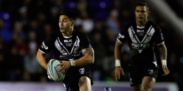 Join us here for our live blog of the Kiwis taking on Papua New Guinea in their final group game at the 2013 Rugby League World Cup. Photo / Getty Images.