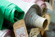 Fabrics await new buyers. Photo / Babiche Martens.