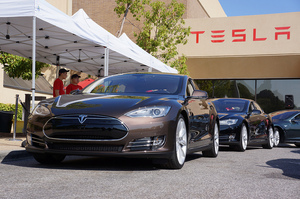 Tesla sold a record 5500 Model S sedans in the September quarter. Photo / Supplied