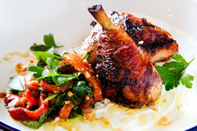 Blackened chicken on the menu at new restaurant Orlean. Photo / Babiche Martens.
