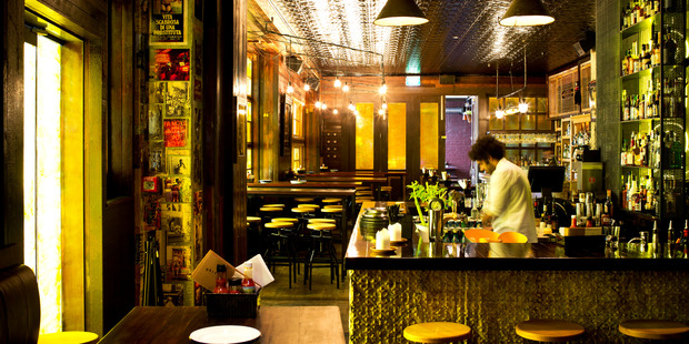 Interior detail of new restaurant Orleans in Britomart. Photo / Babiche Martens.
