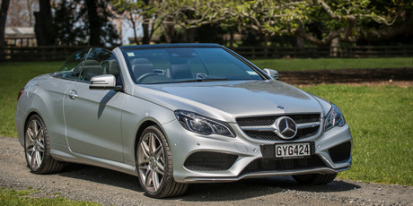 Mercedes E250 Convertable. Photo / Ted Baghurst.