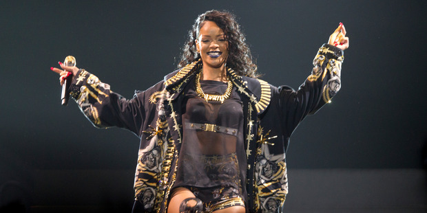 Rihanna has made chart history after scoring a number one single over seven consecutive years. Photo / Sarah Ivey