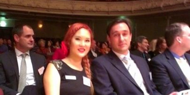 Bevan Chuang and Luigi Wewege at a Young Leaders Auckland pilot programme in 2012.