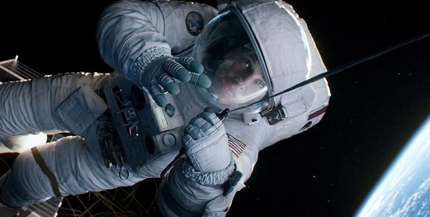 Sandra Bullock in the movie 'Gravity'.